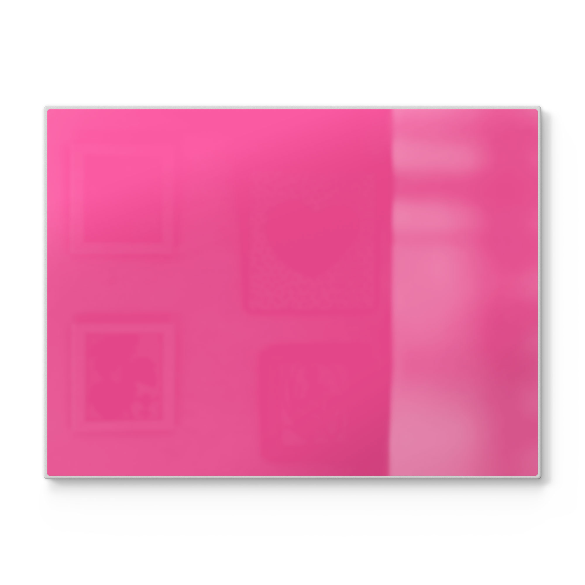 DEQORI Schneidebrett Glas Rosa Schneideplatte Servierplatte groß, v. Größen