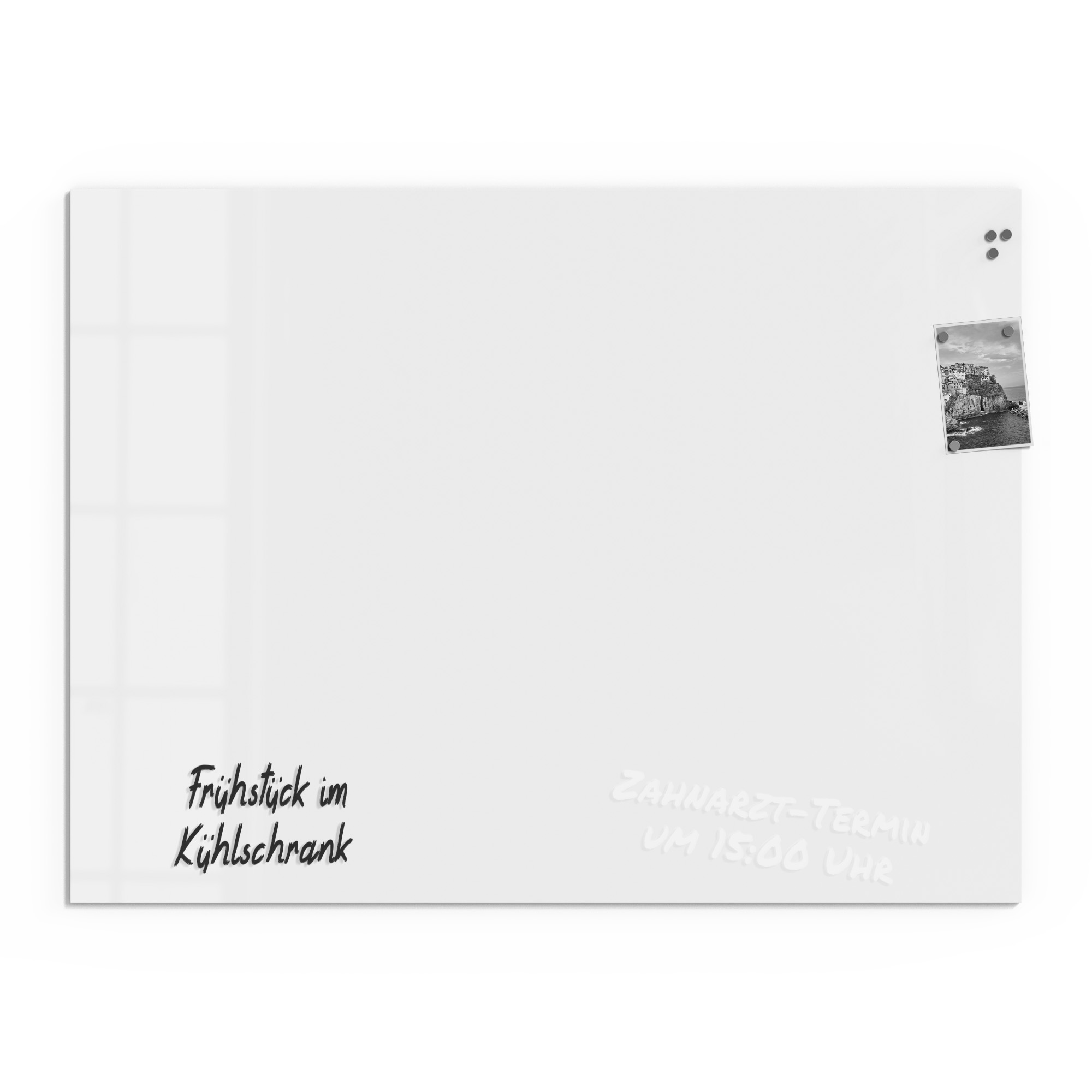 Pizarra magnética de vidrio DEQORI 'blanco' escribible pizarra blanca tablón de anuncios cocina, de Ausf. - Imagen 74 de 80