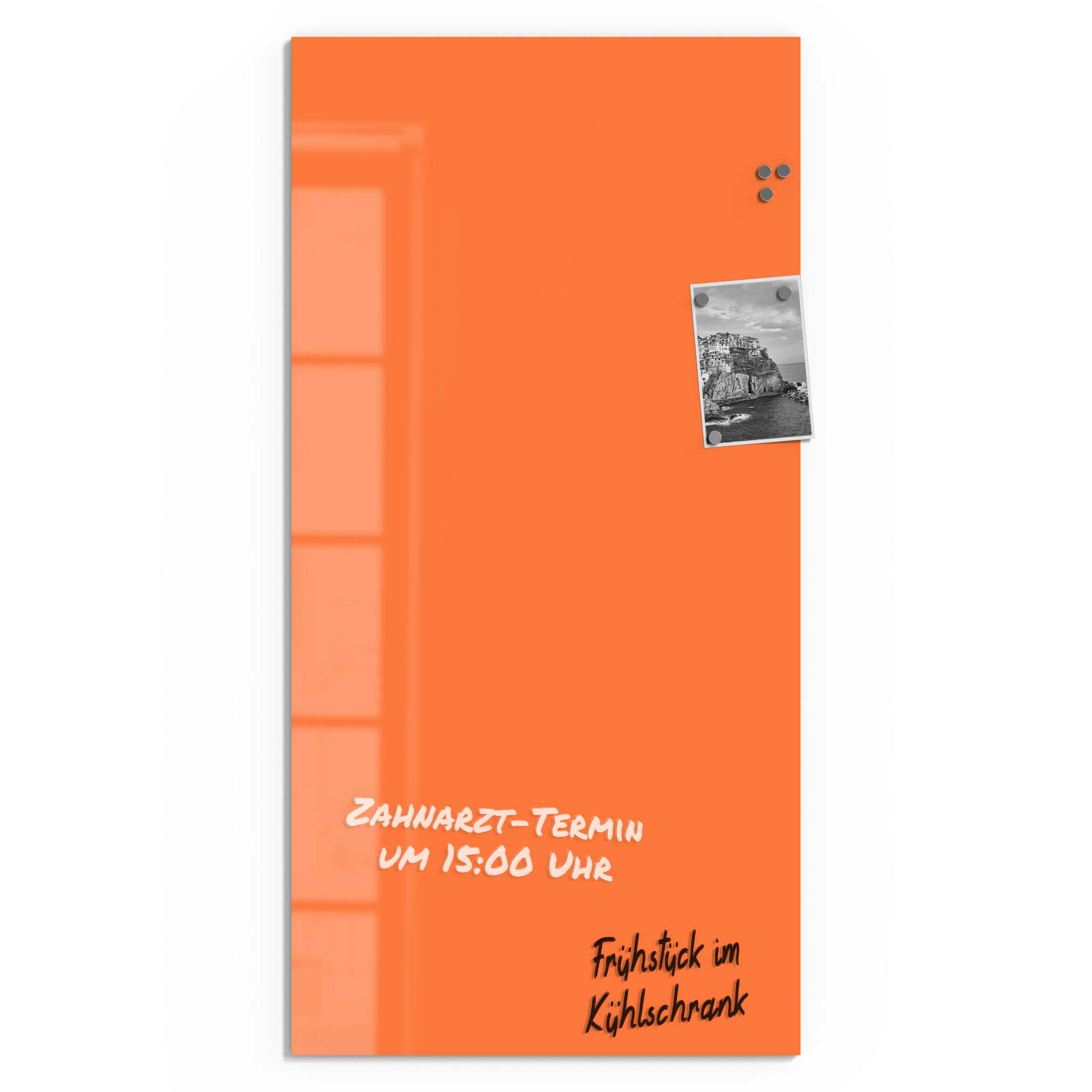 DEQORI Magnettafel Glas 'Orange' beschreibbar Whiteboard Küche, viele Größen - Bild 42 von 80