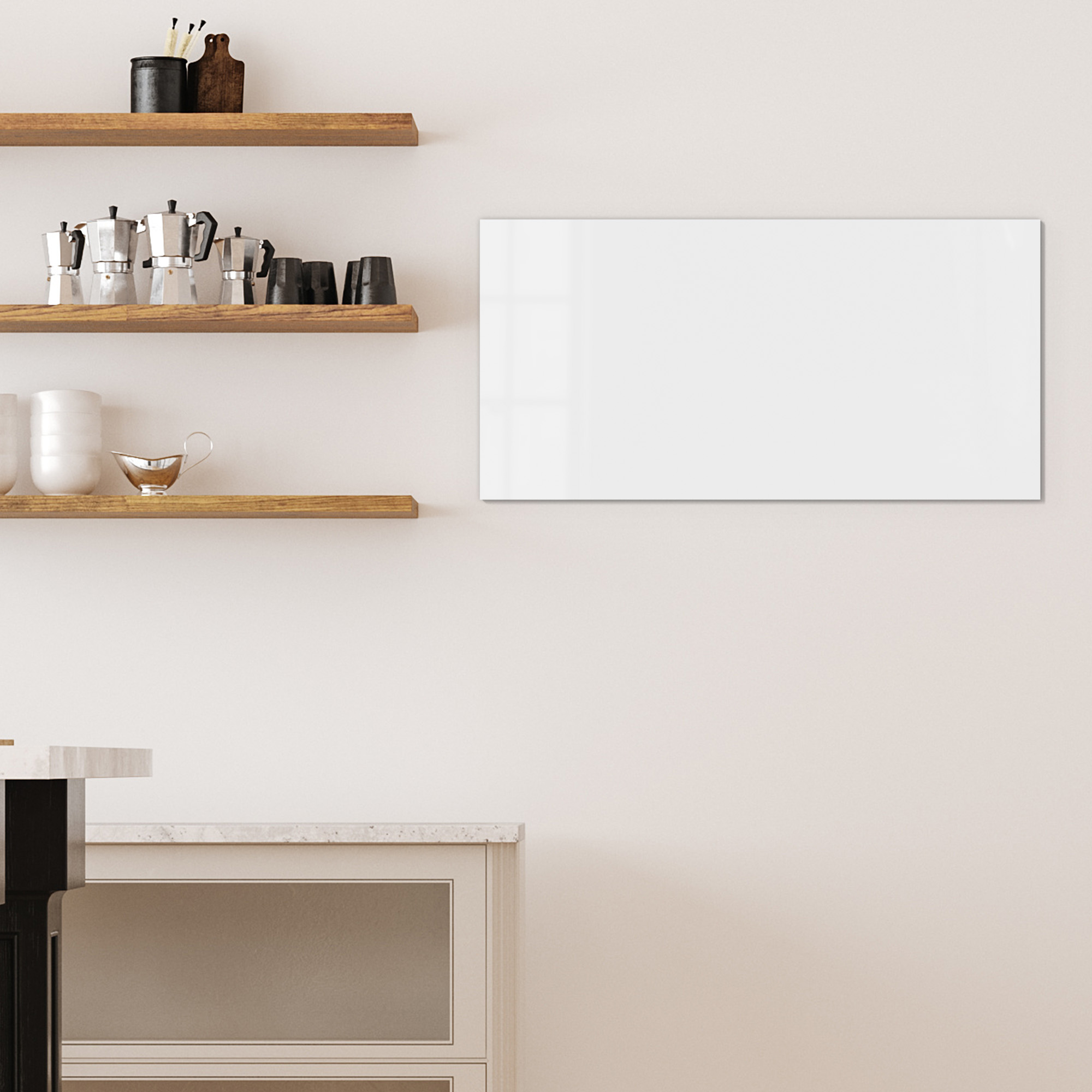 Pizarra magnética de vidrio DEQORI 'blanco' escribible pizarra blanca tablón de anuncios cocina, de Ausf. - Imagen 67 de 80