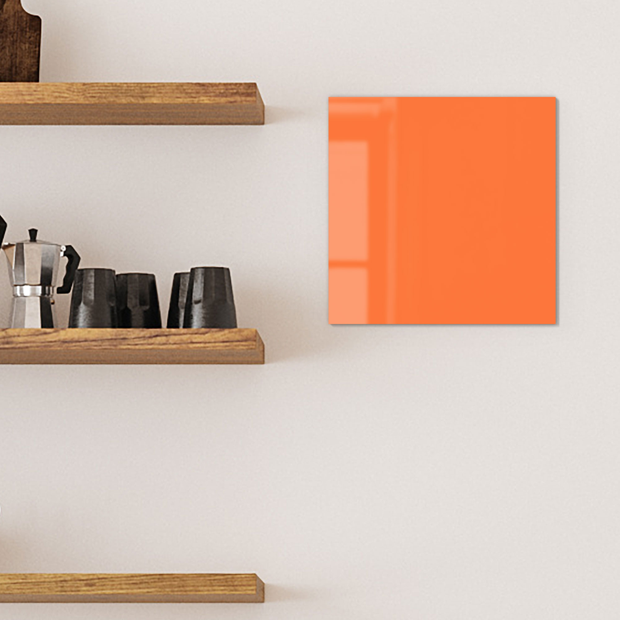 DEQORI Magnettafel Glas 'Orange' beschreibbar Whiteboard Küche, viele Größen - Bild 27 von 80