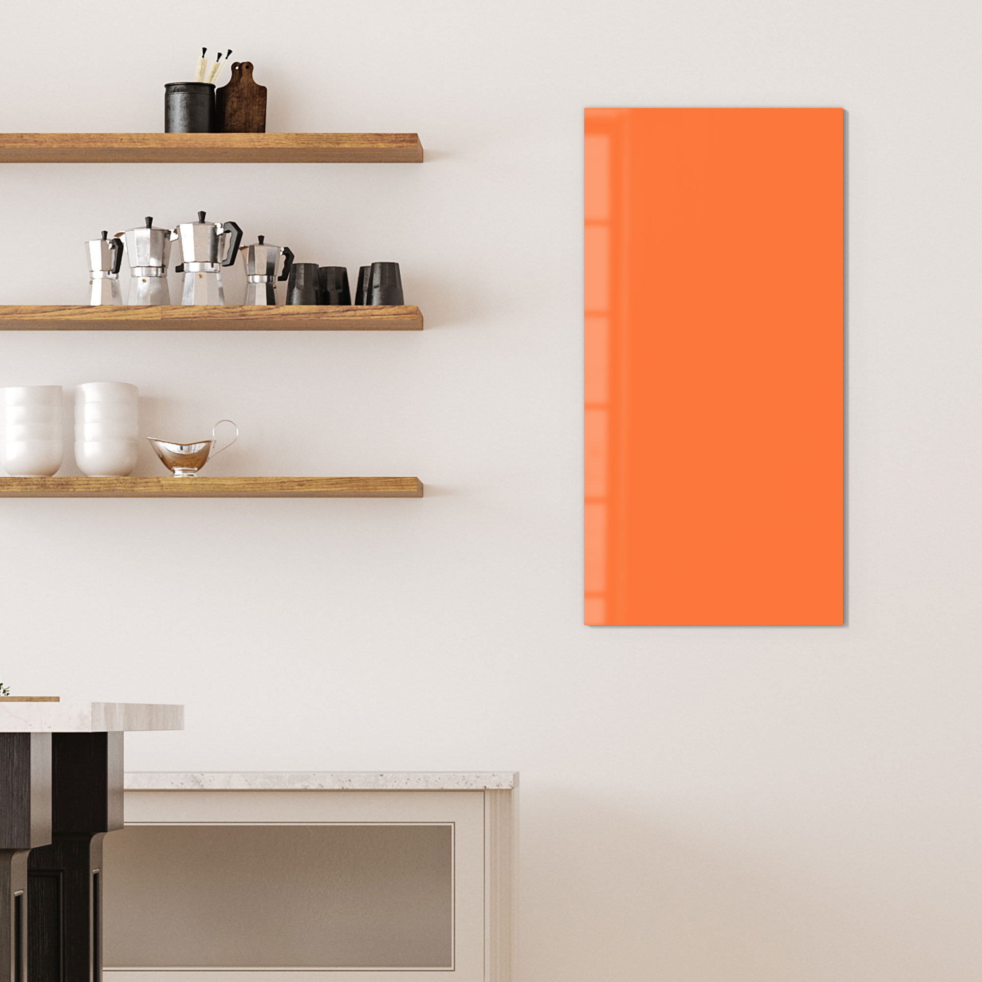 DEQORI Magnettafel Glas 'Orange' beschreibbar Whiteboard Küche, viele Größen - Bild 43 von 80