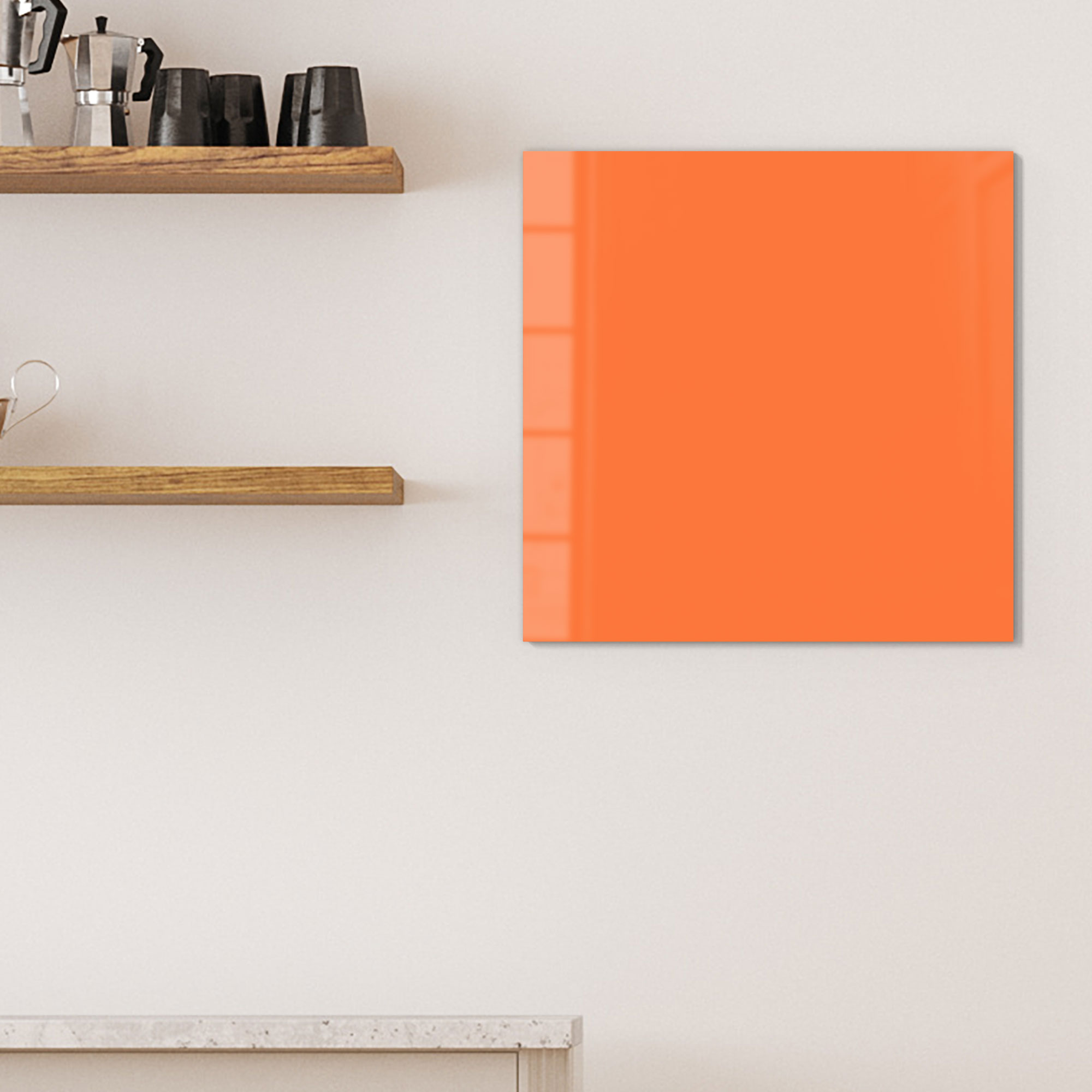 DEQORI Magnettafel Glas 'Orange' beschreibbar Whiteboard Küche, viele Größen - Bild 35 von 80