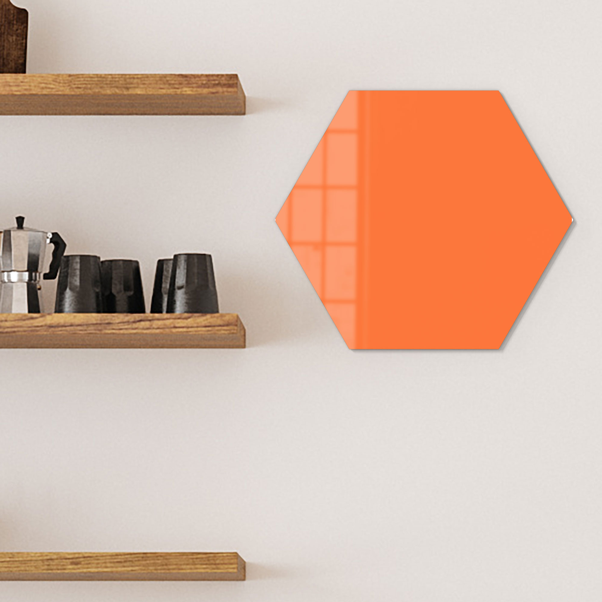 DEQORI Magnettafel Glas 'Orange' beschreibbar Whiteboard Küche, viele Größen - Bild 11 von 80