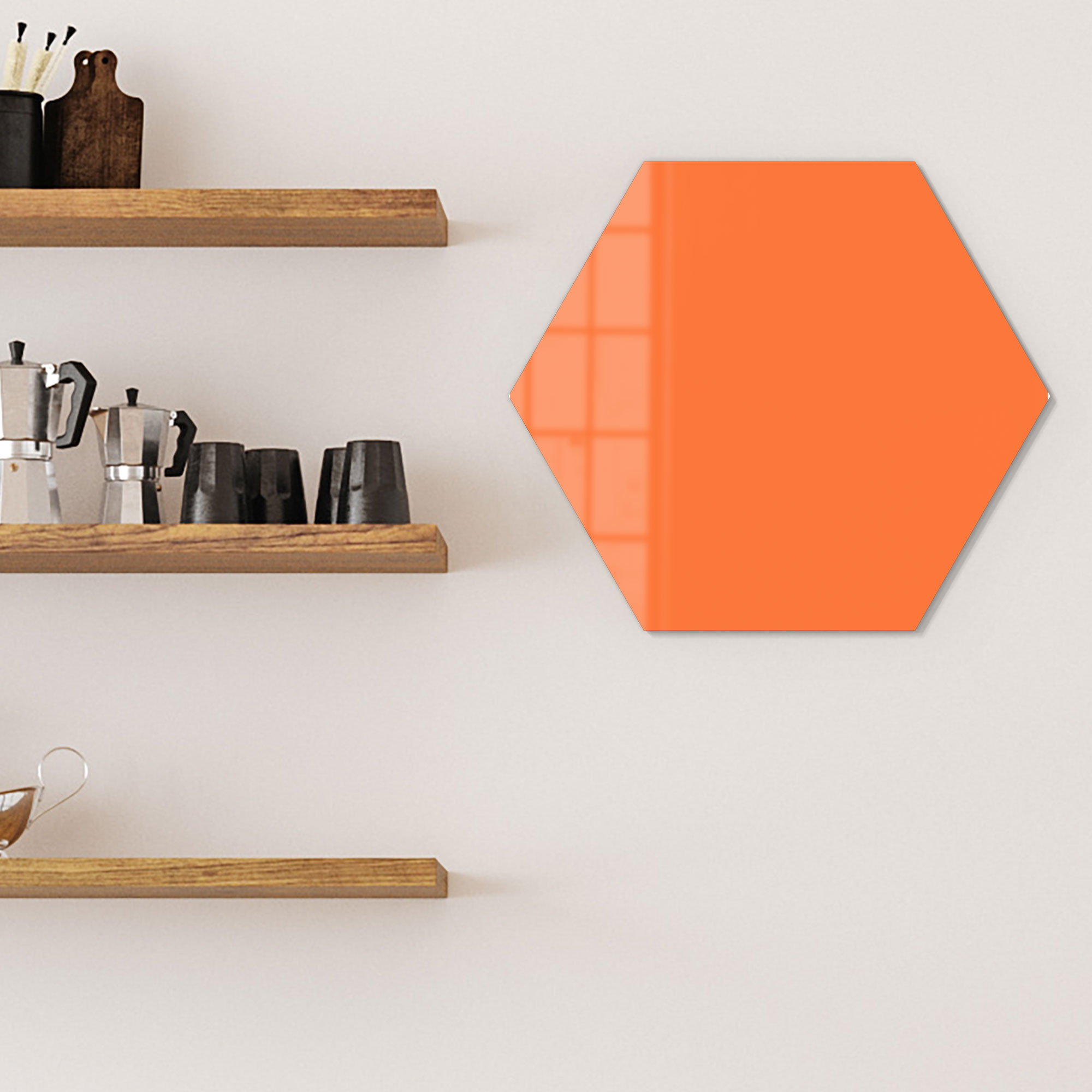 DEQORI Magnettafel Glas 'Orange' beschreibbar Whiteboard Küche, viele Größen - Bild 19 von 80