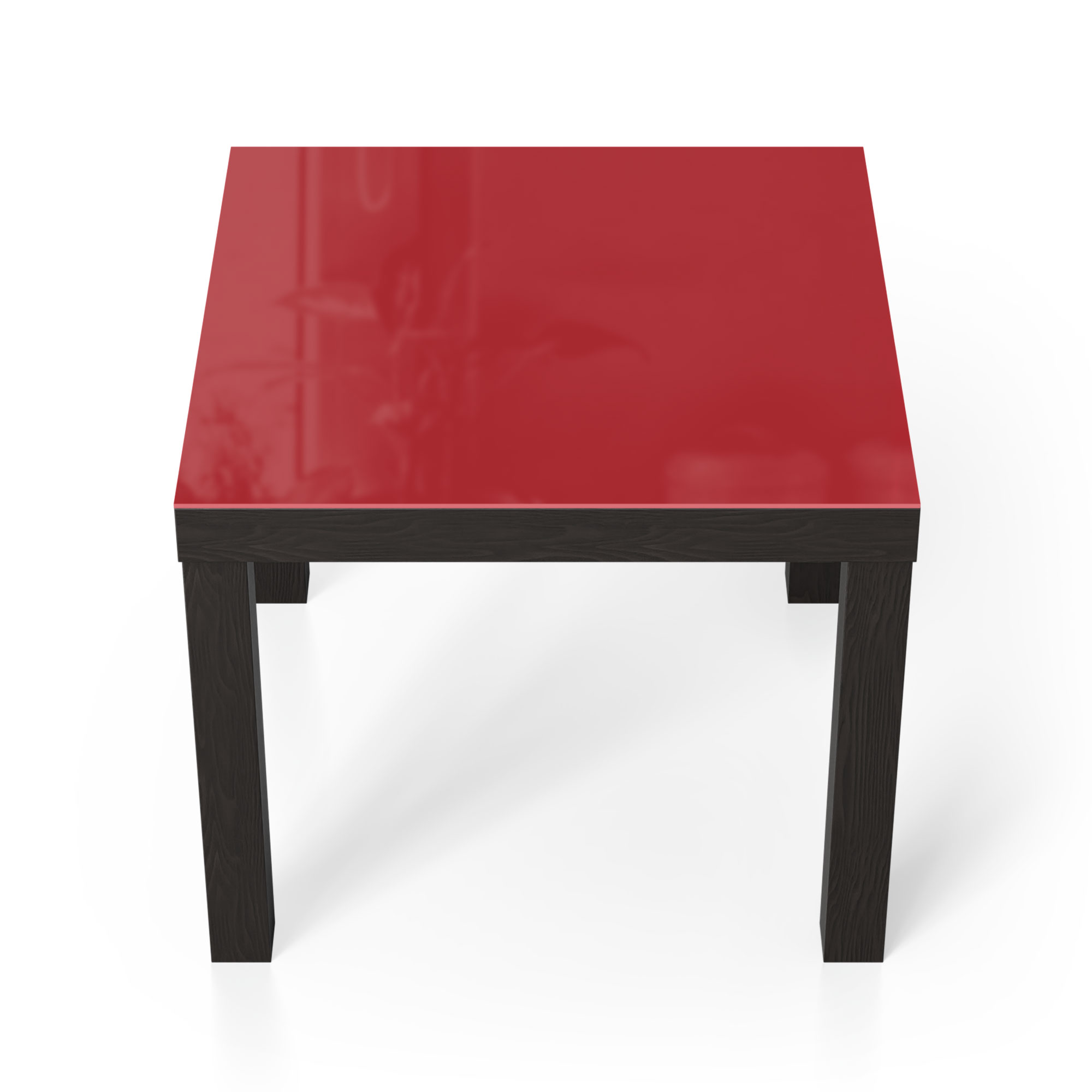 DEQORI Couchtisch Rot Glas Beistelltisch Glastisch modern, versch. Ausf.