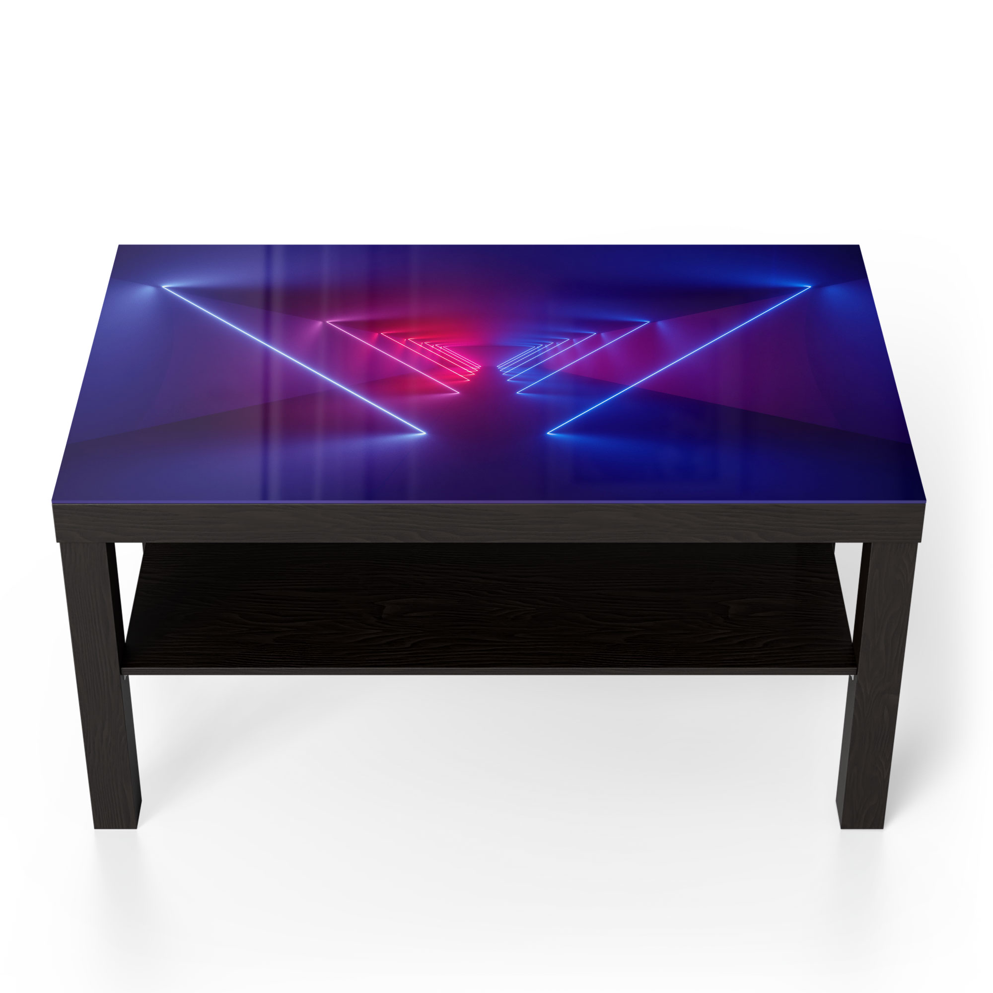 DEQORI Couchtisch Lichtinstallation Glas Beistelltisch Tisch, versch. Ausf.